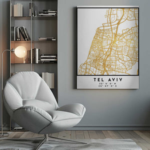 Tablou canvas „1 Maps 2 30” de Emiliano Deificus