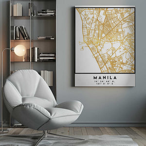 Tablou canvas „1 Maps 2 28” de Emiliano Deificus