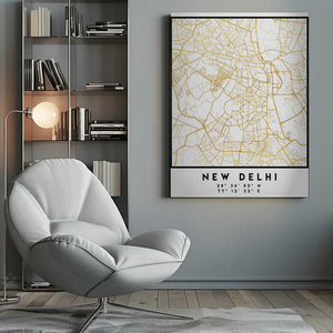 Tablou canvas „1 Maps 2 23” de Emiliano Deificus
