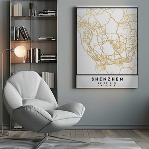 Tablou canvas „1 Maps 2 21” de Emiliano Deificus
