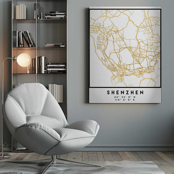 Tablou canvas „1 Maps 2 21” de Emiliano Deificus