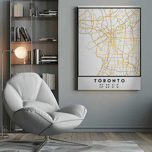 Tablou canvas „1 Maps 2 16” de Emiliano Deificus