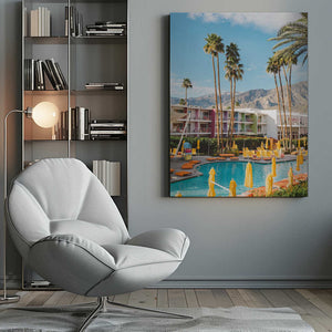 Tablou canvas „Palm Springs Saguaro” de Bethany Young