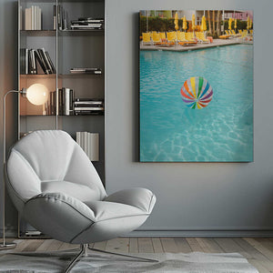 Tablou canvas „Palm Springs Pool Day” de Bethany Young
