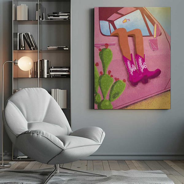 Tablou canvas „Cowgirl” de Raissa Oltmanns