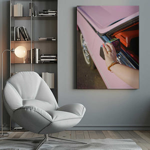 Tablou canvas „Pink Cadillac II” de Bethany Young