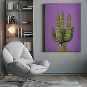 Tablou canvas „Purple Cactus” de Lila &amp; Lola