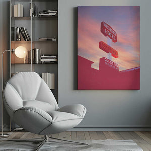 Tablou canvas „Las Vegas Western Hotel” de Pictufy Studio III