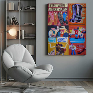 Tablou canvas „Fort Worth” de Steve Spencer