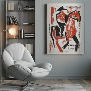 Tablou canvas „Abstract Horse Rider” de Andreas Magnusson