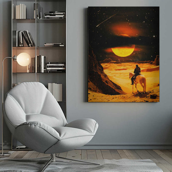 Tablou canvas „Western Space Adventure” de Taudalpoi