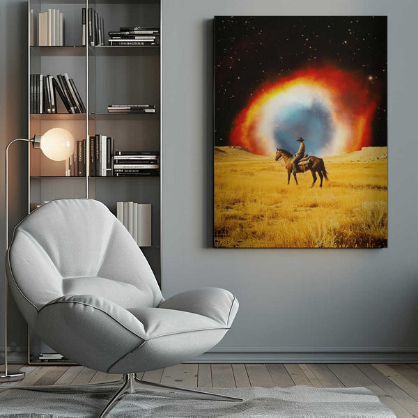 Tablou canvas „Nebula Cowboy” de Taudalpoi