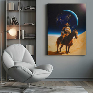 Tablou canvas „Space Cyborg” de Taudalpoi