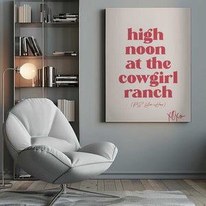 Tablou canvas „Cowgirl” de Oju Design