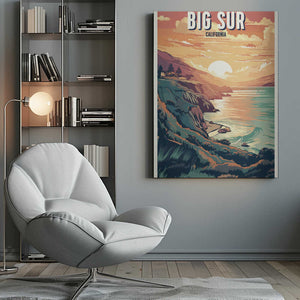 Tablou canvas „Big Sur” de thomas chedeville