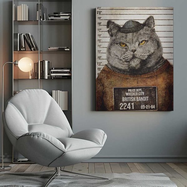 Tablou canvas „British Bandit” de Mike Koubou