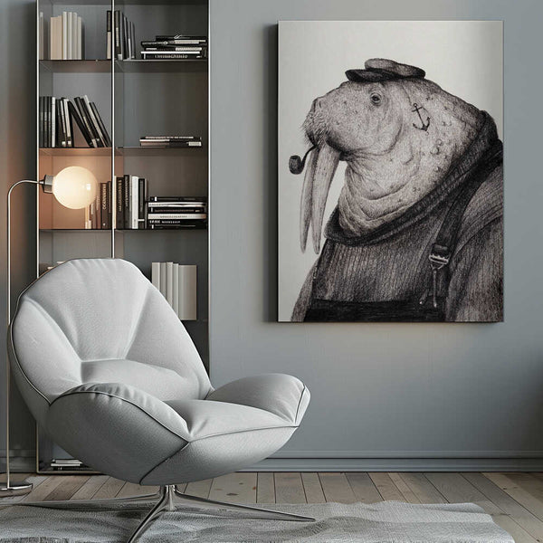 Tablou canvas „Sea Captain's Wisdom” de Mike Koubou