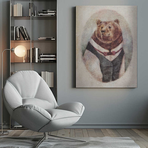 Tablou canvas „Old Gentleman” de Mike Koubou