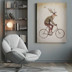 Tablou canvas „Even a Gentleman rides” de Mike Koubou