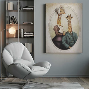 Tablou canvas „High Class Couple” de Mike Koubou