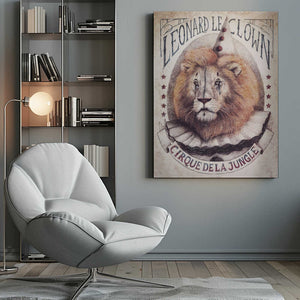 Tablou canvas „The Jester King” de Mike Koubou