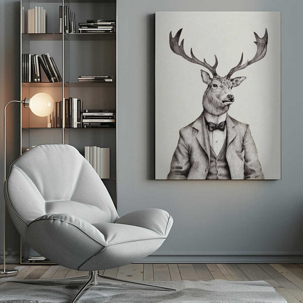 Tablou canvas „Human Body Dressed In Vintage Attire” de Mike Koubou