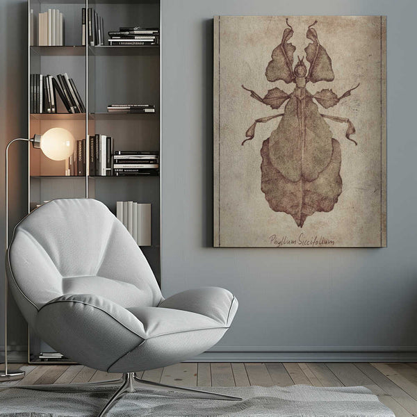 Tablou canvas „Phyllium Siccifolium Copy” de Mike Koubou