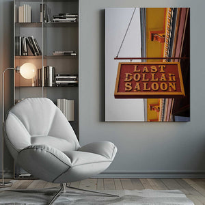 Tablou canvas „Last Dollar Saloon” de Del Mundo Imagery