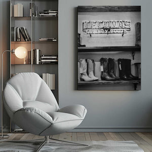 Tablou canvas „Tecovas Cowboy Boots” de Del Mundo Imagery