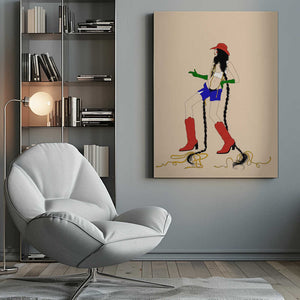 Tablou canvas „Guns Out” de Juliana Kokolari