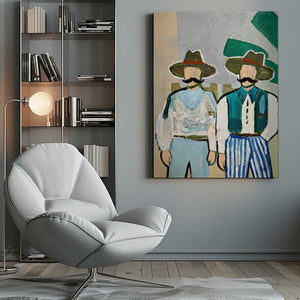 Tablou canvas „Side by Side” de Uma Gokhale