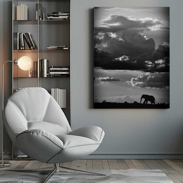 Tablou canvas „He walks under an African Sky” de WildPhotoArt