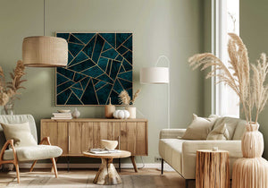 Tablou canvas „Deep Teal Stone” de Elisabeth Fredriksson