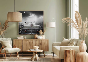 Tablou canvas „White Chrysler” de LARRY BUTTERWORTH
