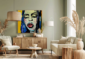 Tablou canvas „Magdalena or waiting room” de Julija Belickienė