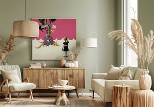 Tablou canvas „Hello Ruby” de Famous When Dead