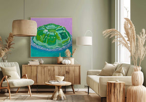 Tablou canvas „Lime Jello” de Pauline Wegman | Key and Sea Creative