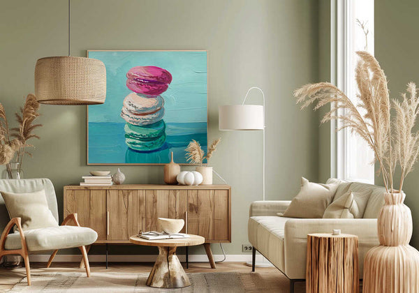 Tablou canvas „Macarons” de Pauline Wegman | Key and Sea Creative