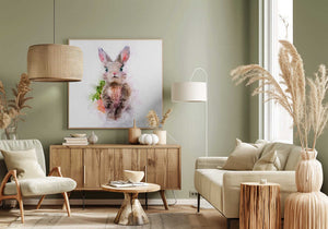 Tablou canvas „Bunny Bliss” de Emel Tunaboylu