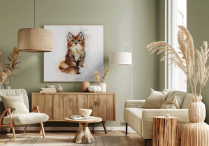 Tablou canvas „Fluffy Whiskers” de Emel Tunaboylu