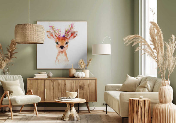 Tablou canvas „Blossom Antlers” de Emel Tunaboylu