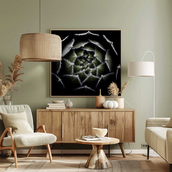Tablou canvas „Sempervivum Rosette” de Victor Mozqueda