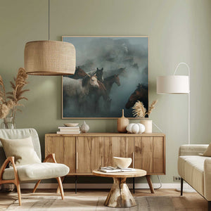 Tablou canvas „lost horses” de Hüseyin Taşkın