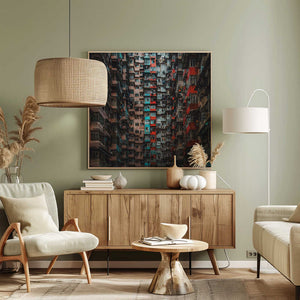 Tablou canvas „Apartments in Hong Kong” de AN POTO