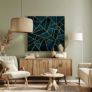 Tablou canvas „Deep Teal Stone” de Elisabeth Fredriksson