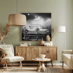 Tablou canvas „White Chrysler” de LARRY BUTTERWORTH