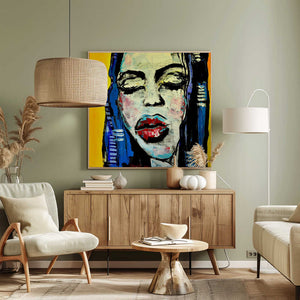 Tablou canvas „Magdalena or waiting room” de Julija Belickienė