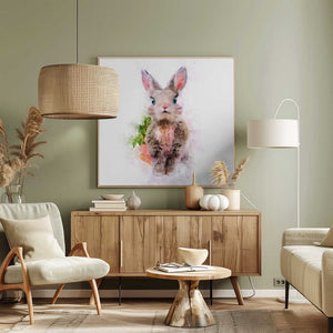Tablou canvas „Bunny Bliss” de Emel Tunaboylu