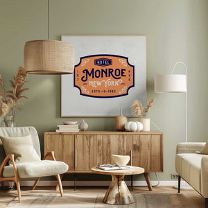 Tablou canvas „Monroe Hotel New York” de The Whiskey Ginger