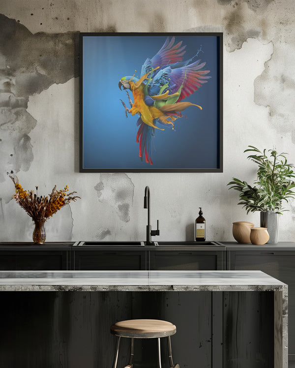 Tablou înramat „Flying Colours” de Sulaiman Almawash